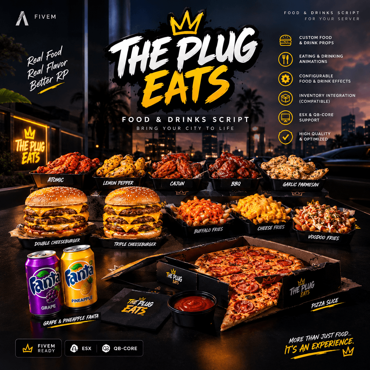 The Plug Eats — Premium Food Prop Pack